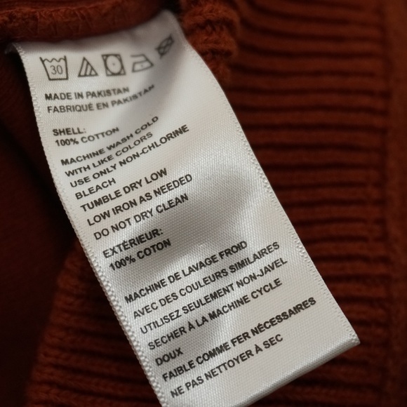 Urban Outfitters Hoodie Sweatshirt Small Orange - Picture 4 of 5